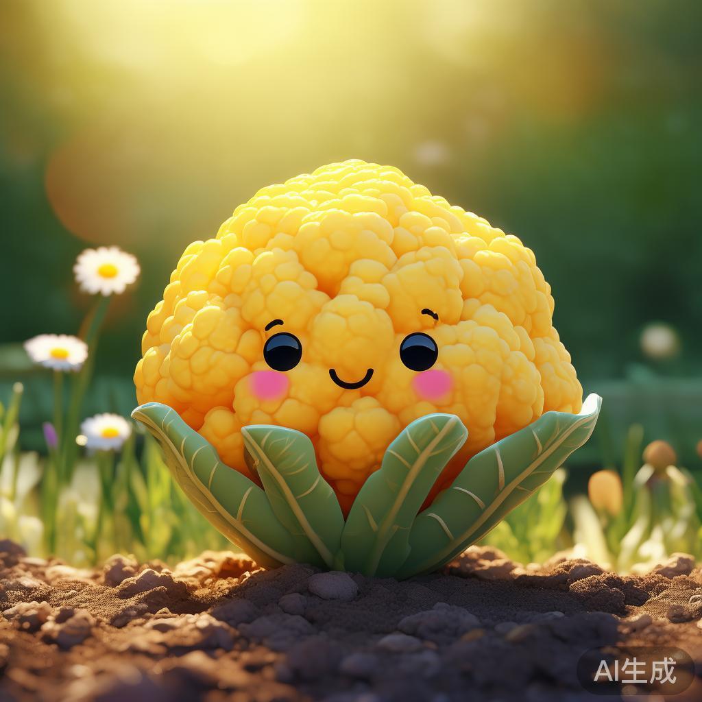 萌萌黄花菜图片
