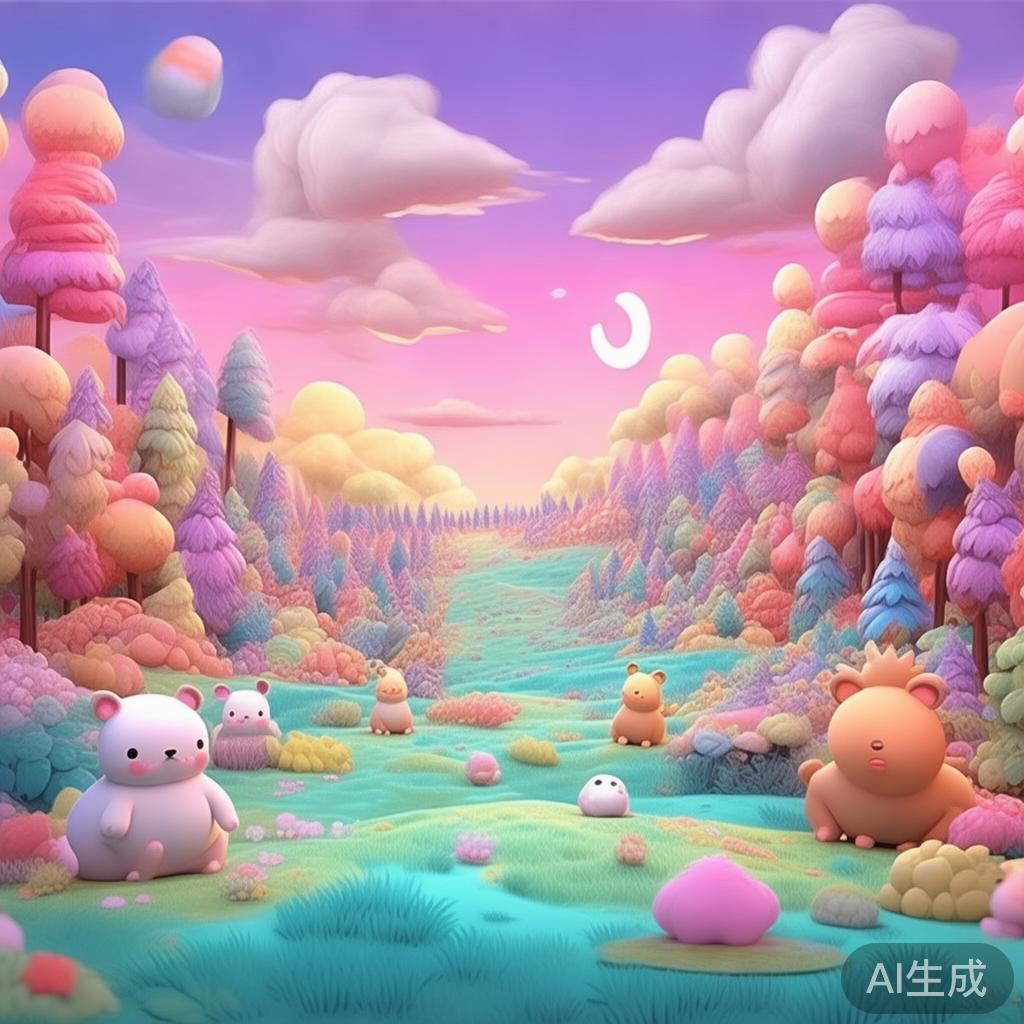 萌趣漂亮图片背景