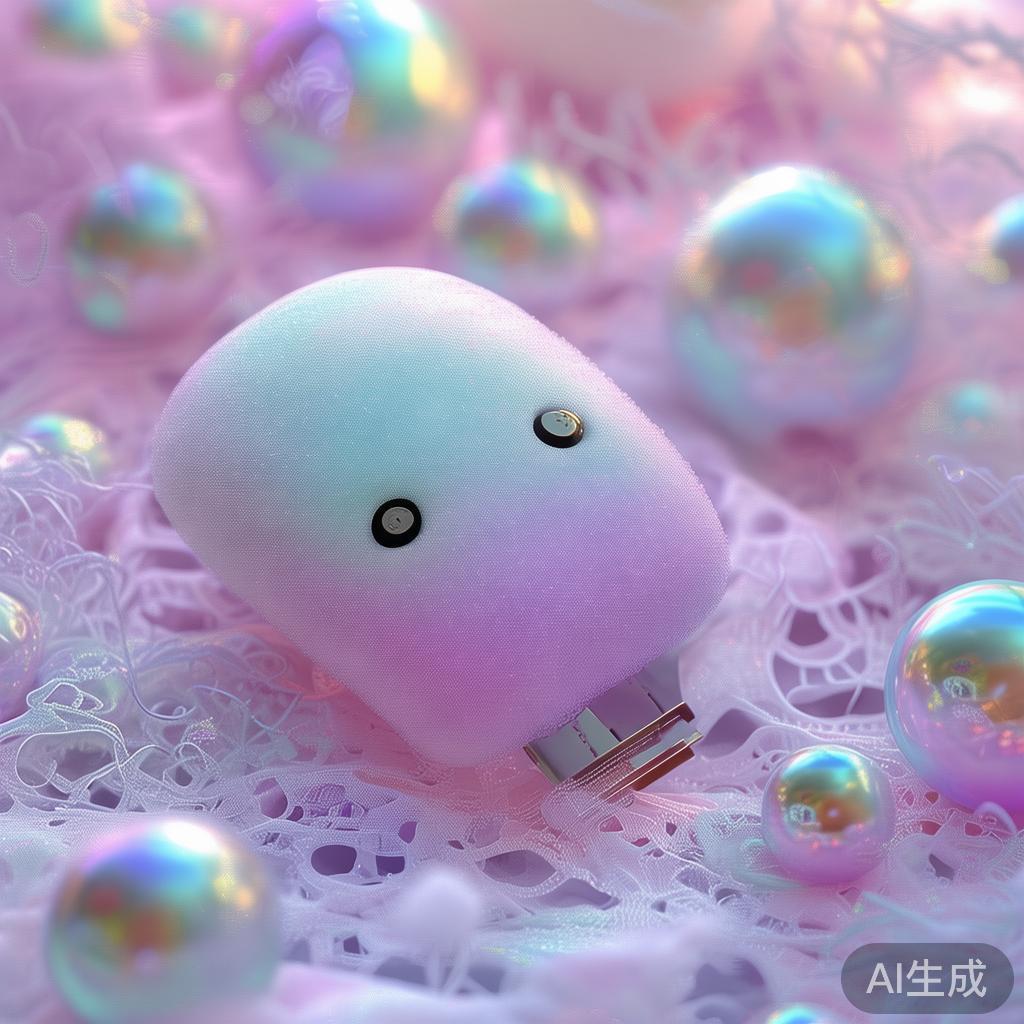 软萌u盘背景图片·糖色梦幻绘